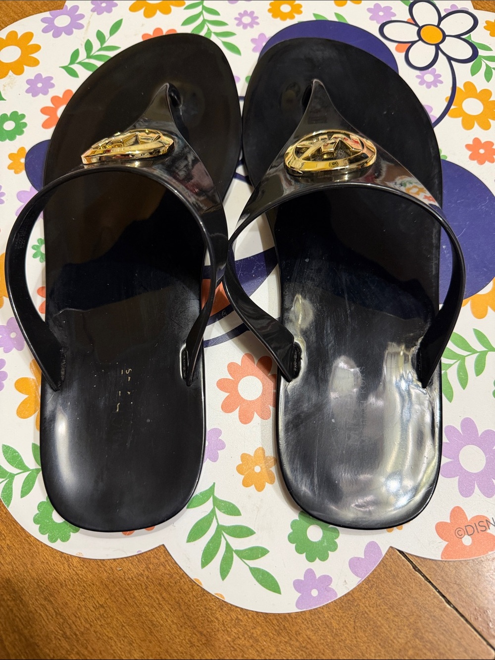 Michael Kors Lillie Jelly Thong Sandals sz 8 - Picture 3 of 6